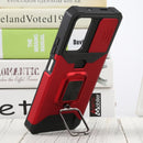 For Xiaomi Redmi Note 11 5G China / Poco M4 Pro 5G Sliding Camera Cover Design PC + TPU Shockproof Phone Case(Red)