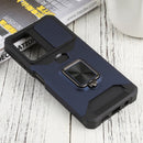 For Xiaomi Redmi Note 11 5G China / Poco M4 Pro 5G Sliding Camera Cover Design PC + TPU Shockproof Phone Case(Blue)