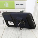 For Xiaomi Redmi Note 11 5G China / Poco M4 Pro 5G Sliding Camera Cover Design PC + TPU Shockproof Phone Case(Blue)