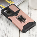 For Xiaomi Redmi Note 11 5G China / Poco M4 Pro 5G Sliding Camera Cover Design PC + TPU Shockproof Phone Case(Rose Gold)