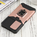 For Xiaomi Redmi Note 11 5G China / Poco M4 Pro 5G Sliding Camera Cover Design PC + TPU Shockproof Phone Case(Rose Gold)