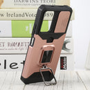 For Xiaomi Redmi Note 11 5G China / Poco M4 Pro 5G Sliding Camera Cover Design PC + TPU Shockproof Phone Case(Rose Gold)