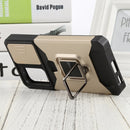 For Xiaomi Redmi Note 11 5G China / Poco M4 Pro 5G Sliding Camera Cover Design PC + TPU Shockproof Phone Case(Gold)