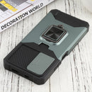 For Xiaomi Redmi Note 11 5G China / Poco M4 Pro 5G Sliding Camera Cover Design PC + TPU Shockproof Phone Case(Dark Green)