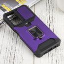 For Xiaomi Redmi Note 11 5G China / Poco M4 Pro 5G Sliding Camera Cover Design PC + TPU Shockproof Phone Case(Purple)