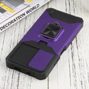 For Xiaomi Redmi Note 11 5G China / Poco M4 Pro 5G Sliding Camera Cover Design PC + TPU Shockproof Phone Case(Purple)