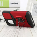 For Xiaomi Redmi Note 11 Pro 5G / 4G International Version Sliding Camera Cover Design PC + TPU Shockproof Phone Case(Red)