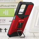 For Xiaomi Redmi Note 11 Pro 5G / 4G International Version Sliding Camera Cover Design PC + TPU Shockproof Phone Case(Red)