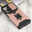 For Xiaomi Redmi Note 11 Pro 5G / 4G International Version Sliding Camera Cover Design PC + TPU Shockproof Phone Case(Rose Gold)