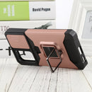 For Xiaomi Redmi Note 11 Pro 5G / 4G International Version Sliding Camera Cover Design PC + TPU Shockproof Phone Case(Rose Gold)