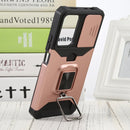 For Xiaomi Redmi Note 11 Pro 5G / 4G International Version Sliding Camera Cover Design PC + TPU Shockproof Phone Case(Rose Gold)