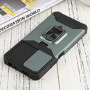 For Xiaomi Redmi Note 11 Pro 5G / 4G International Version Sliding Camera Cover Design PC + TPU Shockproof Phone Case(Dark Green)