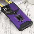 For Xiaomi Redmi Note 11 Pro 5G / 4G International Version Sliding Camera Cover Design PC + TPU Shockproof Phone Case(Purple)