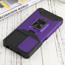 For Xiaomi Redmi Note 11 Pro 5G / 4G International Version Sliding Camera Cover Design PC + TPU Shockproof Phone Case(Purple)