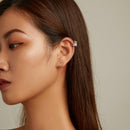 S925 Sterling Silver Koala Ear Bone Clamp Women Earrings