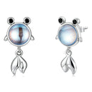 S925 Sterling Silver Smart Goldfish Ear Stud Women Earrings