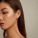 S925 Sterling Silver Smart Goldfish Ear Stud Women Earrings