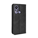For Infinix Hot 11s Magnetic Buckle Retro Texture Leather Case(Black)