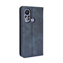 For Infinix Hot 11s Magnetic Buckle Retro Texture Leather Case(Blue)