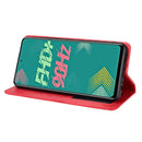 For Infinix Hot 11s Magnetic Buckle Retro Texture Leather Case(Red)