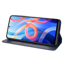 For Xiaomi Redmi Note 11 / Poco M4 Pro Magnetic Buckle Retro Texture Leather Case(Blue)