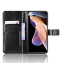 For Xiaomi Redmi Note 11 Pro/Note 11 Pro+ Retro Crazy Horse Texture Leather Phone Case(Black)