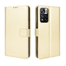 For Xiaomi Redmi Note 11 Pro/Note 11 Pro+ Retro Crazy Horse Texture Leather Phone Case(Gold)