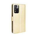 For Xiaomi Redmi Note 11 Pro/Note 11 Pro+ Retro Crazy Horse Texture Leather Phone Case(Gold)