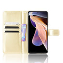 For Xiaomi Redmi Note 11 Pro/Note 11 Pro+ Retro Crazy Horse Texture Leather Phone Case(Gold)