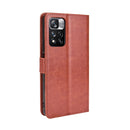 For Xiaomi Redmi Note 11 Pro/Note 11 Pro+ Retro Crazy Horse Texture Leather Phone Case(Brown)