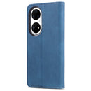 For Huawei P50 Pro AZNS Dream II Skin Feel Horizontal Flip Leather Case(Blue)