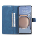 For Huawei P50 Pro AZNS Dream II Skin Feel Horizontal Flip Leather Case(Blue)