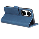 For Huawei P50 Pro AZNS Dream II Skin Feel Horizontal Flip Leather Case(Blue)