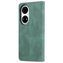 For Huawei P50 Pro AZNS Dream II Skin Feel Horizontal Flip Leather Case(Green)