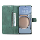 For Huawei P50 Pro AZNS Dream II Skin Feel Horizontal Flip Leather Case(Green)