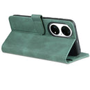 For Huawei P50 Pro AZNS Dream II Skin Feel Horizontal Flip Leather Case(Green)