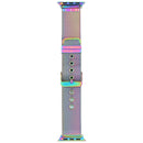 For Apple Watch Series 7 45mm / 6 & SE & 5 & 4 44mm / 3 & 2 & 1 42mm Milanese Stainless Steel Double Buckle Watch Band(Colorful)