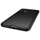 For Xiaomi 12 5G Carbon Fiber Texture Shockproof TPU Phone Case(Blue)