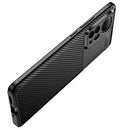 For Xiaomi 12 Pro 5G Carbon Fiber Texture Shockproof TPU Phone Case(Blue)
