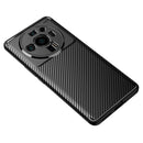 For Xiaomi Mi 12S Ultra 5G Carbon Fiber Texture Shockproof TPU Phone Case(Black)
