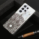 For Samsung Galaxy S22 Ultra 5G Marble Pattern Soft TPU Phone Case(Mandala)