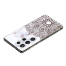 For Samsung Galaxy S22 Ultra 5G Marble Pattern Soft TPU Phone Case(Mandala)
