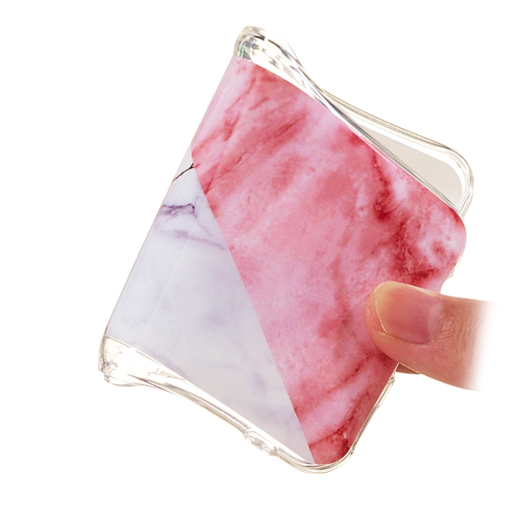 For Samsung Galaxy S22 Ultra 5G Marble Pattern Soft TPU Phone Case(Plum Blossom)