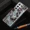 For Samsung Galaxy S22 Ultra 5G Marble Pattern Soft TPU Phone Case(Brown)
