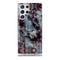For Samsung Galaxy S22 Ultra 5G Marble Pattern Soft TPU Phone Case(Brown)
