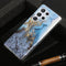 For Samsung Galaxy S22 Ultra 5G Marble Pattern Soft TPU Phone Case(Blue)