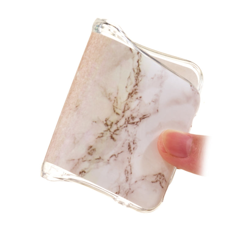 For Samsung Galaxy S22 Ultra 5G Marble Pattern Soft TPU Phone Case(White Gold)