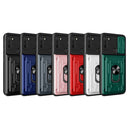 For Motorola Moto G50 Sliding Camshield Card Phone Case(Black)