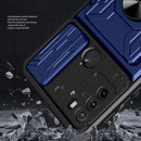 For Motorola Moto G50 Sliding Camshield Card Phone Case(Black)