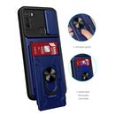For Motorola Moto G50 Sliding Camshield Card Phone Case(Black)